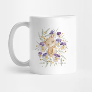 Flowerbed cat Mug